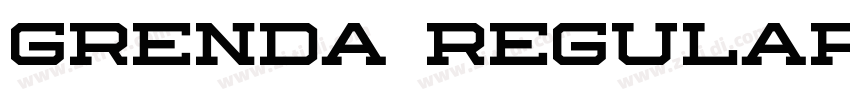 Grenda Regular字体转换